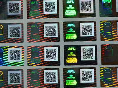 Application of 2D Barcode Sticker