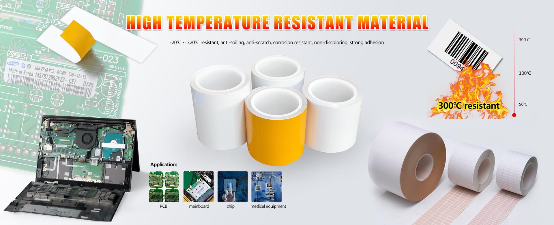 High Temperature Heat-resistance Label Material