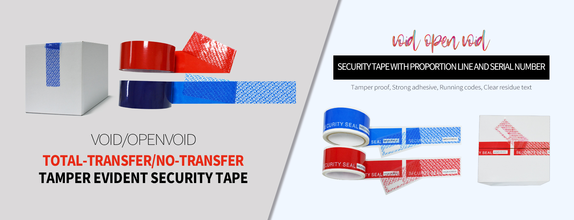 Tamper Evident Security Tape